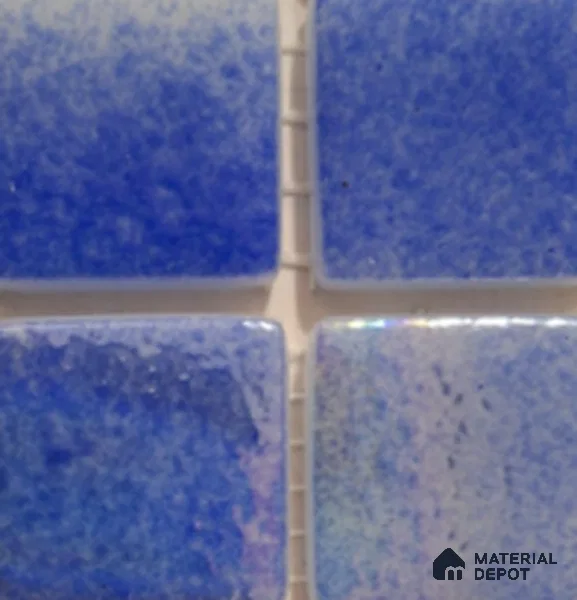 Mosaic Floor & Wall Tile TL 10693 | 317.6 x 317.6 mm (Chip Size 25x25 mm) Glossy Finish Glass Tile - 5 mm | Suitable For Outdoor, Swimming Pool Area