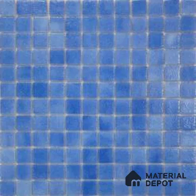 Mosaic Floor & Wall Tile TL 10693 | 317.6 x 317.6 mm (Chip Size 25x25 mm) Glossy Finish Glass Tile - 5 mm | Suitable For Outdoor, Swimming Pool Area