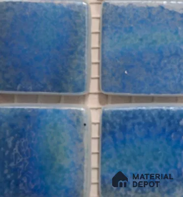 Mosaic Floor & Wall Tile TL 10692 | 317.6 x 317.6 mm (Chip Size 25x25 mm) Glossy Finish Glass Tile - 5 mm | Suitable For Outdoor, Swimming Pool Area