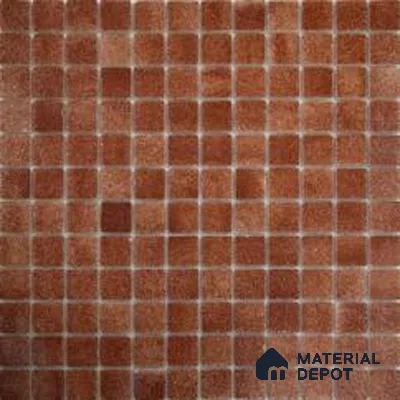 Mosaic Floor & Wall Tile TL 10697 | 317.6 x 317.6 mm (Chip Size 25x25 mm) Glossy Finish Glass Tile - 5 mm | Suitable For Outdoor, Swimming Pool Area