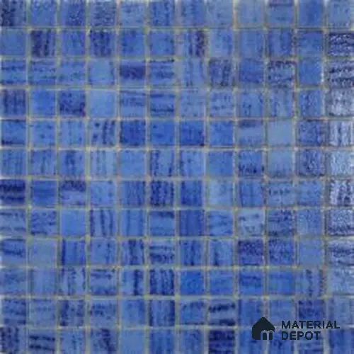 Mosaic Floor & Wall Tile TL 10687 | 317.6 x 317.6 mm (Chip Size 25x25 mm) Glossy Finish Glass Tile - 5 mm | Suitable For Outdoor, Swimming Pool Area