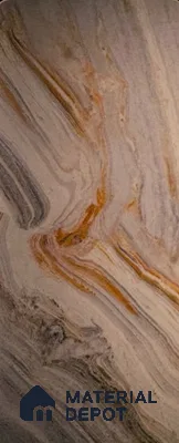 Multi Colour Marble Look Alabaster Sheet/Panel 8 ft x 4 ft - 6 mm | PN 05868 (MN 934) | Suitable for Pooja Room, Feature Wall, Ceiling & Reception | Width is Subjected to 5% Variation