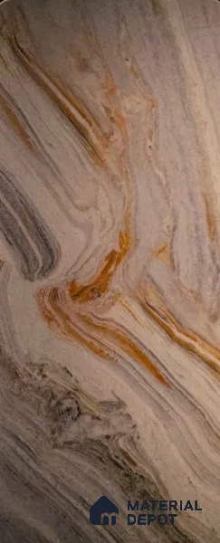Multi Colour Marble Look Alabaster Sheet/Panel 8 ft x 4 ft - 6 mm | PN 05868 (MN 934) | Suitable for Pooja Room, Feature Wall, Ceiling & Reception | Width is Subjected to 5% Variation