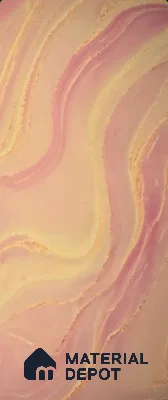 Multi Colour Marble Look Alabaster Sheet/Panel 8 ft x 4 ft - 6 mm | PN 05867 (MN 933) | Suitable for Pooja Room, Feature Wall, Ceiling & Reception | Width is Subjected to 5% Variation