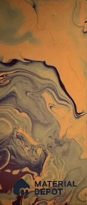 Multi Colour Marble Look Alabaster Sheet/Panel 8 ft x 4 ft - 6 mm | PN 05872 (MN 938) | Suitable for Pooja Room, Feature Wall, Ceiling & Reception | Width is Subjected to 5% Variation
