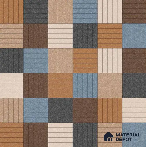 Stone Look  Tile TL 09660 12x12 inch Matte Finish Vitrified Tile - 9 mm | Please Expect a Slight Variation of Pattern
