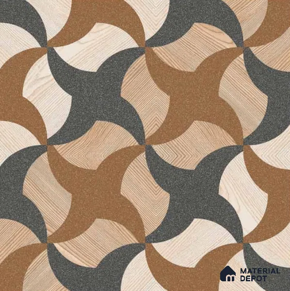 Stone Look Tile TL 09658 12x12 inch Matte Finish Vitrified Tile - 8 mm | Please Expect a Slight Variation of Pattern