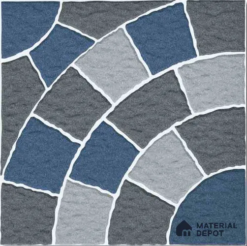 Stone Look  Tile TL 09662 12x12 inch Matte Finish Vitrified Tile - 8 mm | Please Expect a Slight Variation of Pattern