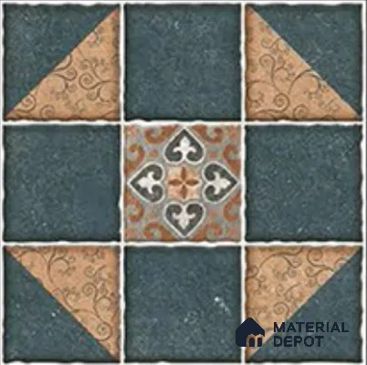 Stone Look  Tile TL 09674 16x16 inch Matte Finish Vitrified Tile - 12 mm | Pattern Alignment May Vary | 2-3 mm Spacer is Mandatory