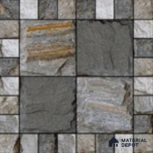 Stone Look  Tile TL 09676 16x16 inch Matte Finish Vitrified Tile - 12 mm | Pattern Alignment May Vary | 2-3 mm Spacer is Mandatory