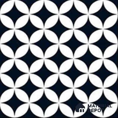 Moroccan Look  Tile TL 09669 16x16 inch Matte Finish Vitrified Tile - 12 mm | Pattern Alignment May Vary | 2-3 mm Spacer is Mandatory