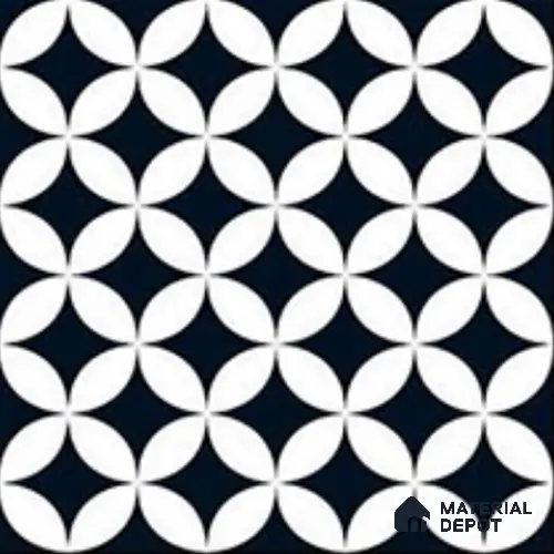 Moroccan Look  Tile TL 09669 16x16 inch Matte Finish Vitrified Tile - 12 mm | Pattern Alignment May Vary | 2-3 mm Spacer is Mandatory