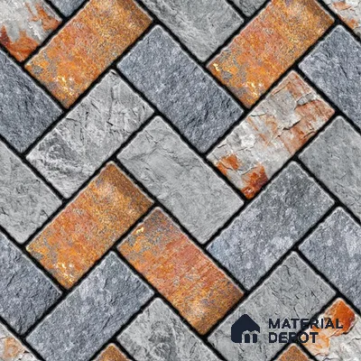 TL 08745 B Multi Colour 1.31 ft x 1.31 ft Matte Finish Vitrified Floor Tile - 11 mm | Pattern Alignment May Vary | 2-3 mm Spacer is Mandatory
