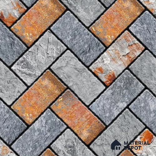 TL 08745 B Multi Colour 1.31 ft x 1.31 ft Matte Finish Vitrified Floor Tile - 11 mm | Pattern Alignment May Vary | 2-3 mm Spacer is Mandatory