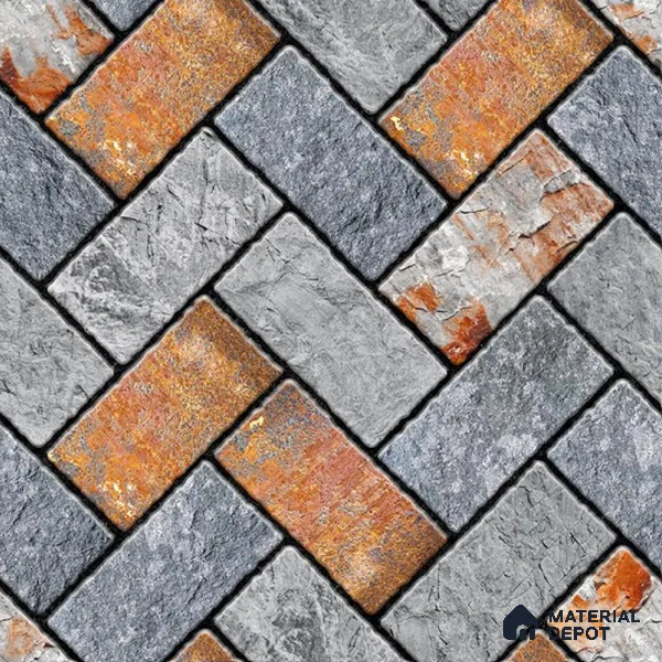 TL 08745 B Multi Colour 1.31 ft x 1.31 ft Matte Finish Vitrified Floor Tile - 11 mm | Pattern Alignment May Vary | 2-3 mm Spacer is Mandatory