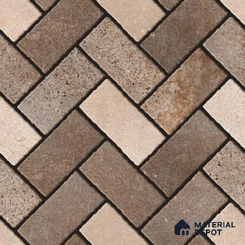 TL 08745 C Brown 1.31 ft x 1.31 ft Matte Finish Vitrified Floor Tile - 11 mm | Pattern Alignment May Vary | 2-3 mm Spacer is Mandatory