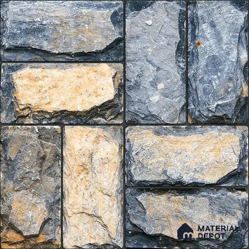 TL 08741 Multi Colour 1.31 ft x 1.31 ft Matte Finish Vitrified Floor Tile - 11 mm | Pattern Alignment May Vary | 2-3 mm Spacer is Mandatory