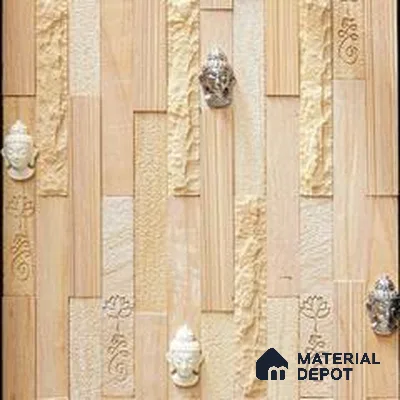 WL 00386 Nirvana 600 x 100 mm Natural Stone Wall Cladding |  Stone is a Natural Product, Please Expect Variation in Shades
