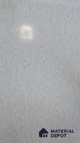 White Abstract Look LM 23431 8 ft x 4 ft Texture Finish Decorative Laminate - 1 mm | Suitable for TV Unit, Wardrobe, Kitchen Cabinets