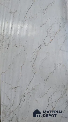 Marble Fluted LM 23428 8 ft x 4 ft Texture Finish Decorative Laminate - 1 mm | Suitable for TV Unit,Wardrobe, Kitchen Cabinets