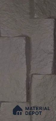 Grey PU Stone Panel 8 ft x 1.5 ft Greek Stone Series | PN 06154 CP Mist Brick Exterior Grade PU Stone Panel | Thickness Varies from 75 mm - 85 mm | Width is Subjected to 5% Variation