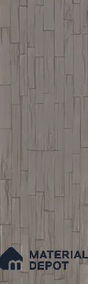 Grey PU Stone Panel 3.8 ft x 1 ft Mosaic Strips Series | PN 05864 AO Urban Slate Interior Grade PU Stone Panel | Thickness Varies from 25 mm - 30 mm | Width is Subjected to 5% Variation