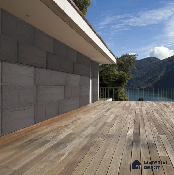 Grey PU Stone Panel 4 ft x 2 ft Madrid Stone Series | PN 05864 U Mist Brick Interior Grade PU Stone Panel | Thickness Varies from 25 mm - 35 mm | Width is Subjected to 5% Variation