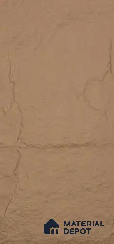 Beige PU Stone Panel 4 ft x 2 ft Madrid Stone Series | PN 05864 Q Earth Stone Interior Grade PU Stone Panel | Thickness Varies from 25 mm - 35 mm | Width is Subjected to 5% Variation