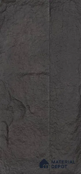 Black PU Stone Panel 4 ft x 2 ft Manton Stone Series | PN 05864 BI Forge Rock Interior Grade PU Stone Panel | Thickness Varies from 65 mm - 75 mm | Width is Subjected to 5% Variation