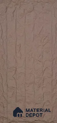 Brown PU Stone Panel 4 ft x 2 ft Japanese Stone Series | PN 06154 CU Dune Stone Exterior Grade PU Stone Panel | Thickness Varies from 75 mm - 85 mm | Width is Subjected to 5% Variation
