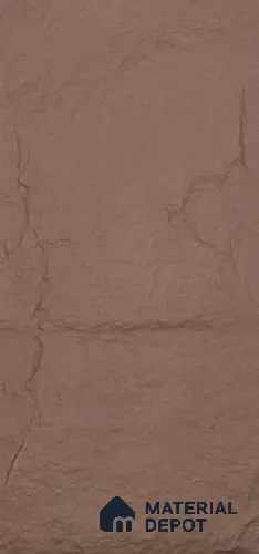 Brown PU Stone Panel 4 ft x 2 ft Madrid Stone Series | PN 05864 R Dune Stone Interior Grade PU Stone Panel | Thickness Varies from 25 mm - 35 mm | Width is Subjected to 5% Variation