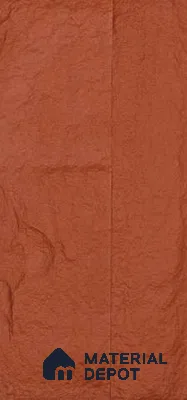 Pumpkin Orange PU Stone Panel 4 ft x 2 ft Manton Stone Series | PN 05864 BE Canyon Clay Interior Grade PU Stone Panel | Thickness Varies from 65 mm - 75 mm | Width is Subjected to 5% Variation