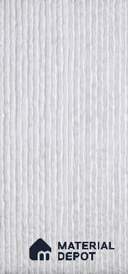 Ice White PU Stone Panel 4 ft x 2 ft Flowing Water Series | PN 05864 AR Frost Stone Interior Grade PU Stone Panel | Thickness Varies from 25 mm - 35 mm | Width is Subjected to 5% Variation