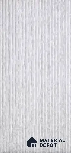Ice White PU Stone Panel 4 ft x 2 ft Flowing Water Series | PN 05864 AR Frost Stone Interior Grade PU Stone Panel | Thickness Varies from 25 mm - 35 mm | Width is Subjected to 5% Variation