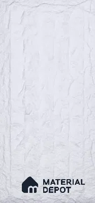 Ice White PU Stone Panel 4 ft x 2 ft Japanese Stone Series | PN 06154 CS Frost Stone Exterior Grade PU Stone Panel | Thickness Varies from 75 mm - 85 mm | Width is Subjected to 5% Variation