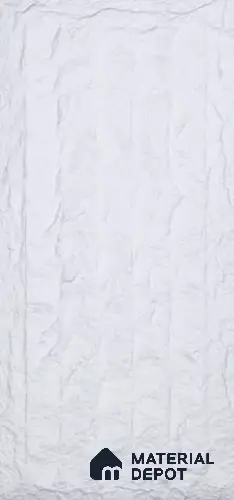 Ice White PU Stone Panel 4 ft x 2 ft Japanese Stone Series | PN 06154 CS Frost Stone Exterior Grade PU Stone Panel | Thickness Varies from 75 mm - 85 mm | Width is Subjected to 5% Variation