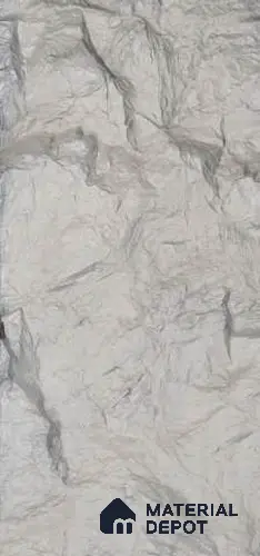 Cement Grey PU Stone Panel 8 ft x 2 ft Turkey Stone Series | PN 06154 BT Urban Slate Exterior Grade PU Stone Panel | Thickness Varies from 75 mm - 85 mm | Width is Subjected to 5% Variation