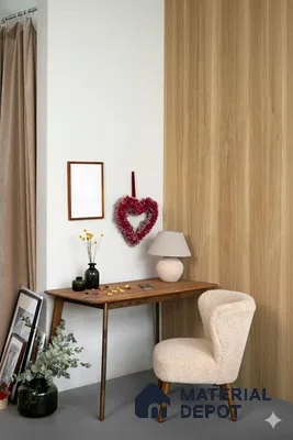 Brown Wooden Look PET Acoustic Panel 9 ft x 2 ft - 5 mm | Suitable for Office, Cinema Halls & Meeting Room | PN 06445