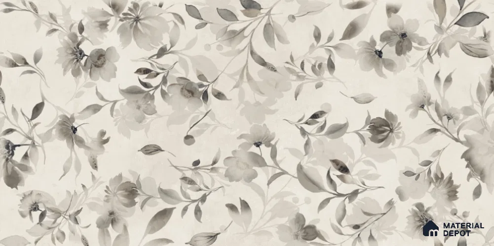 TL 11405 B Highlighter 1 Cream Carving Matte Finish 4 ft x 2 ft Glaze Vitrified Tile - 9 mm | Suitable for Bathroom, Accent/Feature Wall, Foyer