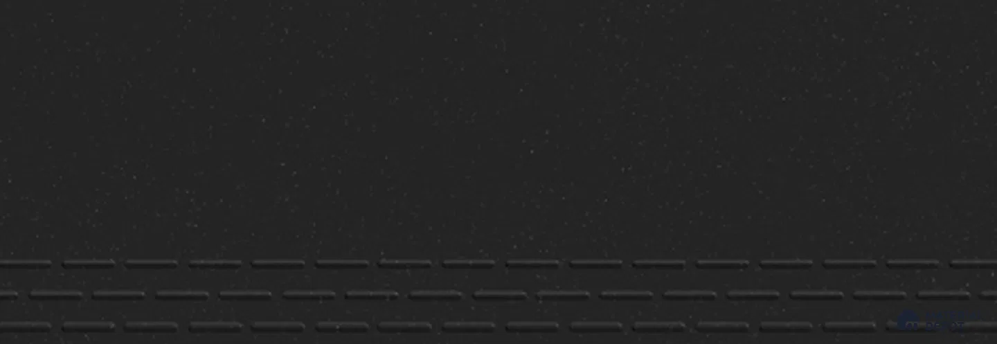 Plain Rock Black 900x300 mm Step Tile Satin Matte Finish TL 07983 Vitrified Full Body - 10 mm