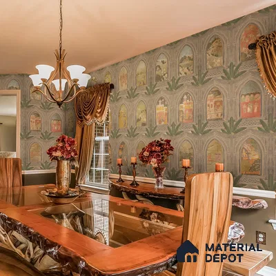 Ramayan- Luxury Wallpaper for Living and Pooja Rooms Canvas (Customized Size Wallpaper)