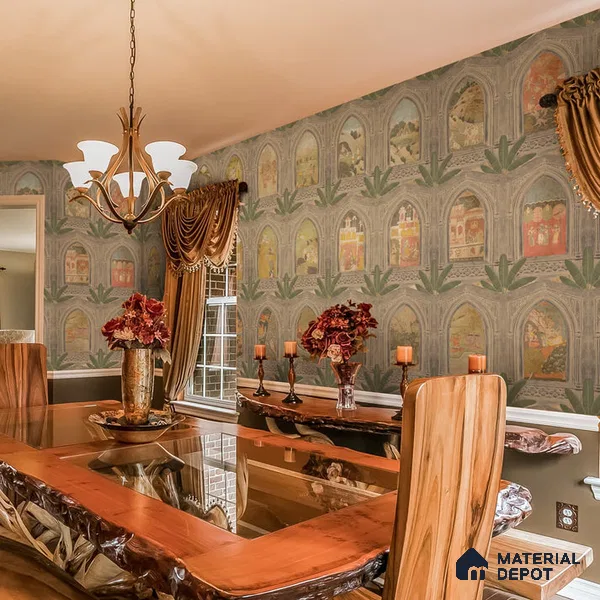 Ramayan- Luxury Wallpaper for Living and Pooja Rooms Canvas (Customized Size Wallpaper)
