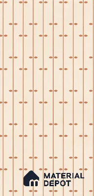 Wall Tile TL 10984 B | Arebic Red Decor | 4 ft x 2 ft Crits Micro Matte Finish Porcelain Tile - 9 mm | Suitable for Bathroom, Accent/Feature Wall, Dining Area | 3 mm Spacer Required