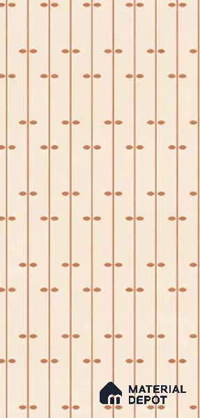 Wall Tile TL 10984 B | Arebic Red Decor | 4 ft x 2 ft Crits Micro Matte Finish Porcelain Tile - 9 mm | Suitable for Bathroom, Accent/Feature Wall, Dining Area | 3 mm Spacer Required
