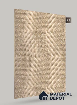 Beige Fabric Look RF Crystal Z+ 2216 8 ft x 4 ft Texture Finish Decorative Laminate - 1.25 mm | Suitable for TV Unit, Wardrobe, Kitchen Cabinets