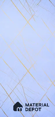 White Marble Look UPVC High Gloss Finish UV Marble Polygranite Sheets 8 ft x 4 ft | PG 00091 - 3 mm