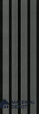 PN 06367 E WPC 3/4 Design 8 ft x 8.6 inch Exterior Wall Panel - 26 mm | Suitable for Facade, Balcony, Cafeteria | Suitable for Balcony, Facade & Open Area | Width is Subjected to 5% Variation