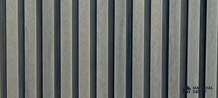 PN 06367 F WPC Slim Design 8 ft x 8.6 inch Exterior Wall Panel - 26 mm | Suitable for Facade, Balcony, Cafeteria | Suitable for Balcony, Facade & Open Area | Width is Subjected to 5% Variation