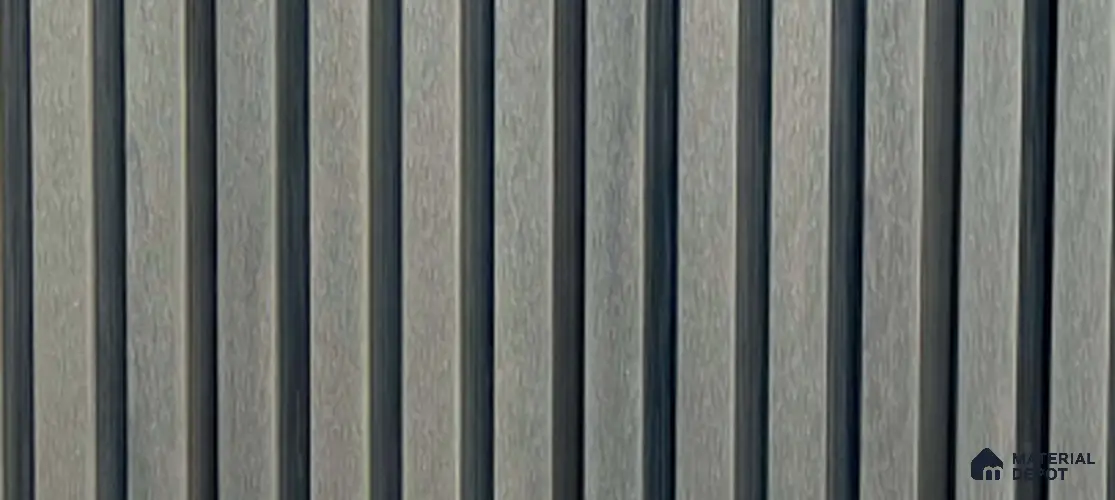 PN 06367 C WPC Slim Design 9.6 ft x 8.6 inch Exterior Wall Panel - 26 mm | Suitable for Facade, Balcony, Cafeteria | Suitable for Balcony, Facade & Open Area | Width is Subjected to 5% Variation