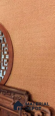 WL 00226 Rope Weave Clay Texture Finish 1190 x 590 mm Soft Stone Wall Cladding - 3 mm | Suitable for Living Room, Elevation & Outdoor Walls